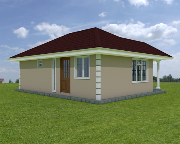 A Simple Two Bedroom House Plan - Image 2