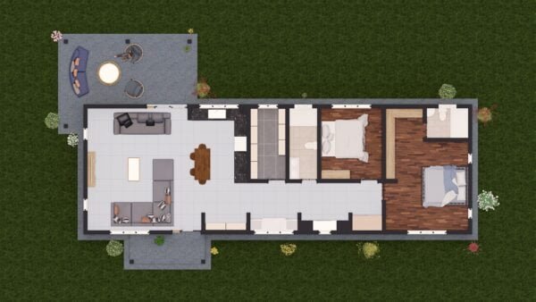 A Lucid Two Bedroom Bungalow - Image 4