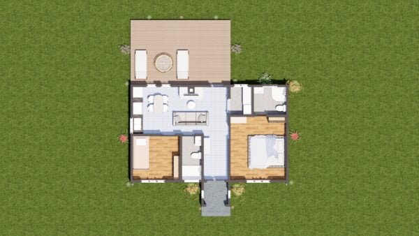 A Quaint Retreat - Two Bedroom Design - Image 5