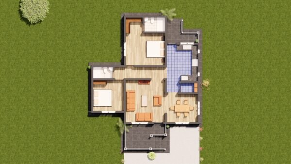 An Elegant Two Bedroom Design - Image 5