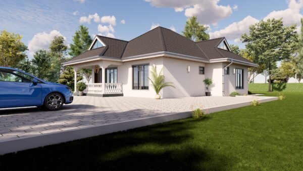 A Beautiful Three-bedroom Design - Image 2