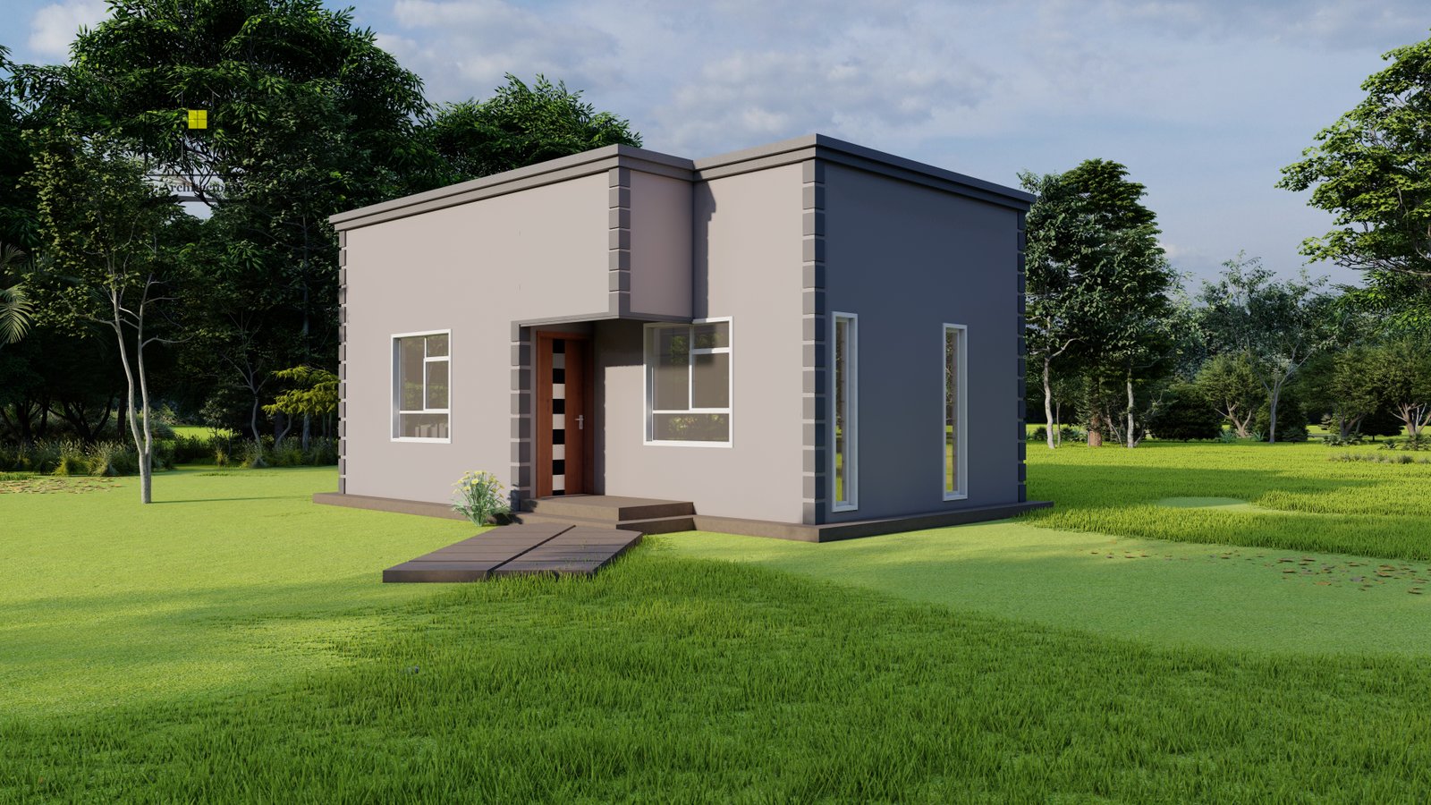 A Beautiful One-Bedroom House Plan