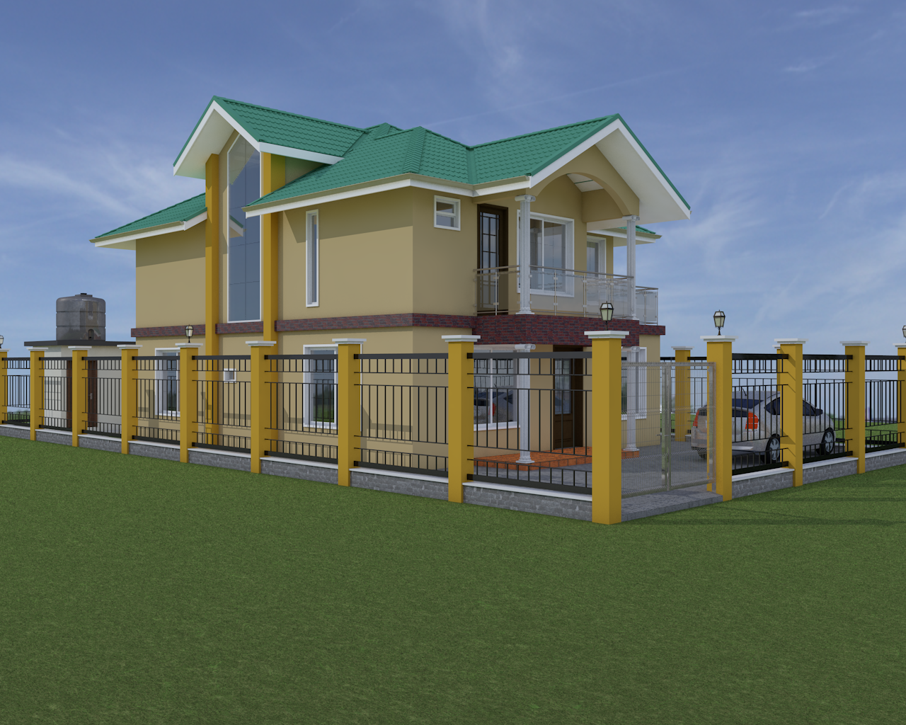 A Marvelous Four-Bedroom Maisonette Design