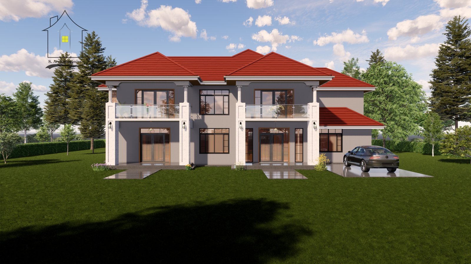 An elegant five bedroom maisonette design