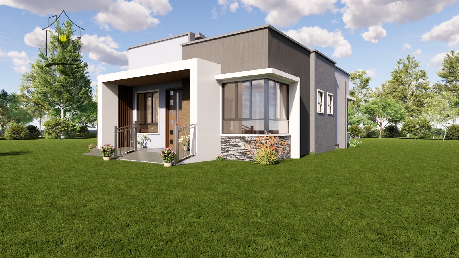 Two bedroom house plan in Kenya