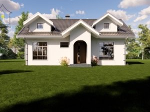 Two-bedroom house design