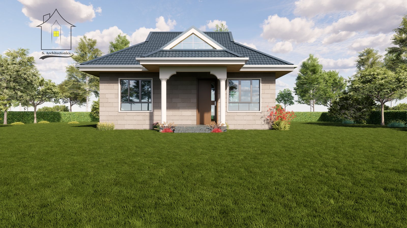 A small two bedroom house design/plan