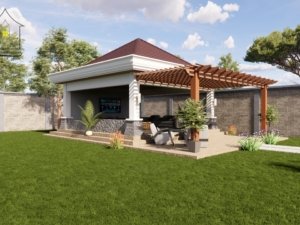 An elegant gazebo design.