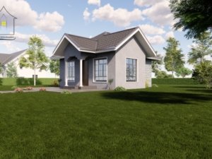 A charming one-bedroom house design & plan